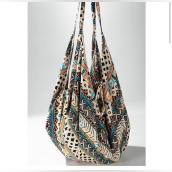 WOMEN'S HANDCRAFTED SHOULDER BAG W/ZIPPER "RUGGINE" BOHEMIAN RHAPSODY ~NEW - Picture 2 of 5